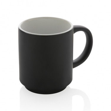 Logo trade business gift photo of: Ceramic stackable mug 180ml