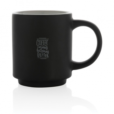 Logo trade promotional giveaways picture of: Ceramic stackable mug 180ml