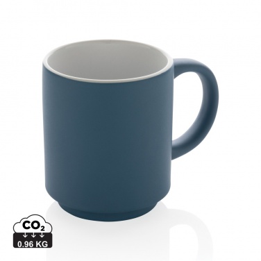 Logo trade business gift photo of: Ceramic stackable mug 180ml