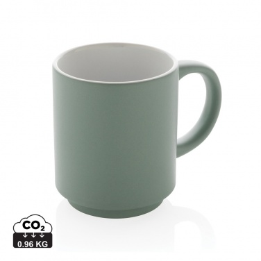 Logotrade promotional product picture of: Ceramic stackable mug 180ml