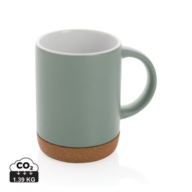 Logotrade promotional giveaway image of: Ceramic mug with cork base 280ml