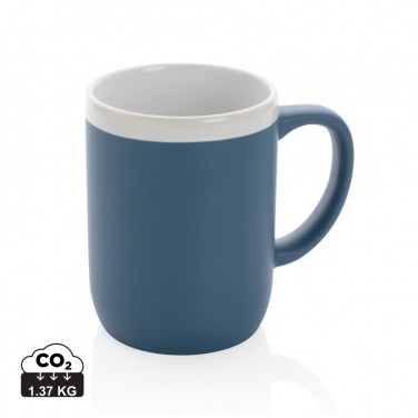 Logo trade promotional giveaways picture of: Ceramic mug with white rim 300ml