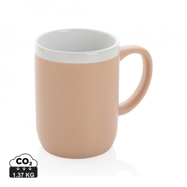 Logotrade corporate gift image of: Ceramic mug with white rim 300ml