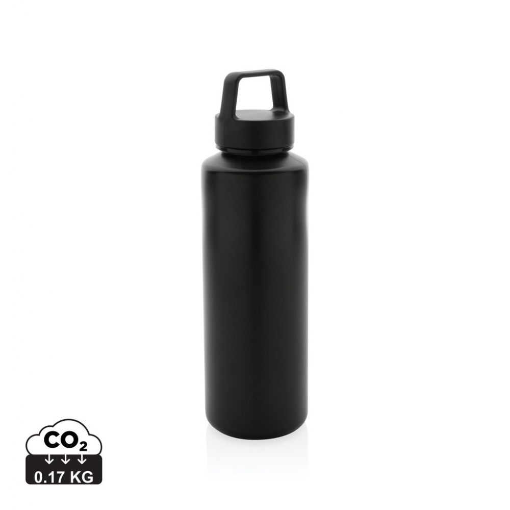 Logo trade promotional product photo of: RCS certified recycled PP water bottle with handle