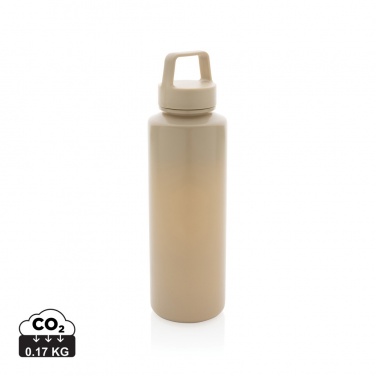 Logo trade corporate gifts image of: RCS certified recycled PP water bottle with handle