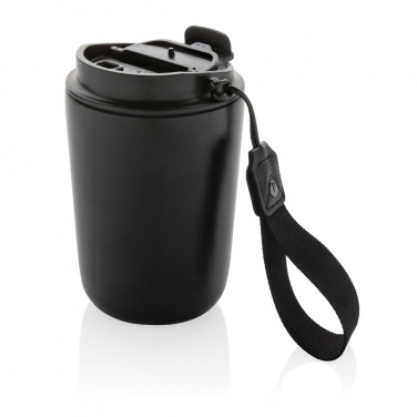 Logo trade promotional products picture of: Cuppa RCS re-steel vacuum tumbler with lanyard