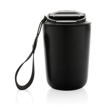 Logo trade business gift photo of: Cuppa RCS re-steel vacuum tumbler with lanyard