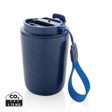 Logotrade promotional product image of: Cuppa RCS re-steel vacuum tumbler with lanyard