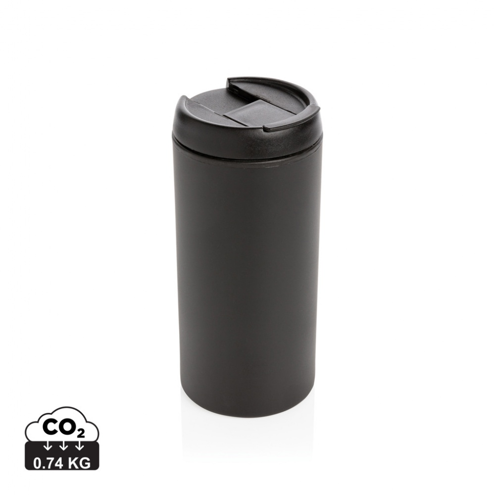 Logo trade business gifts image of: Metro RCS Recycled stainless steel tumbler