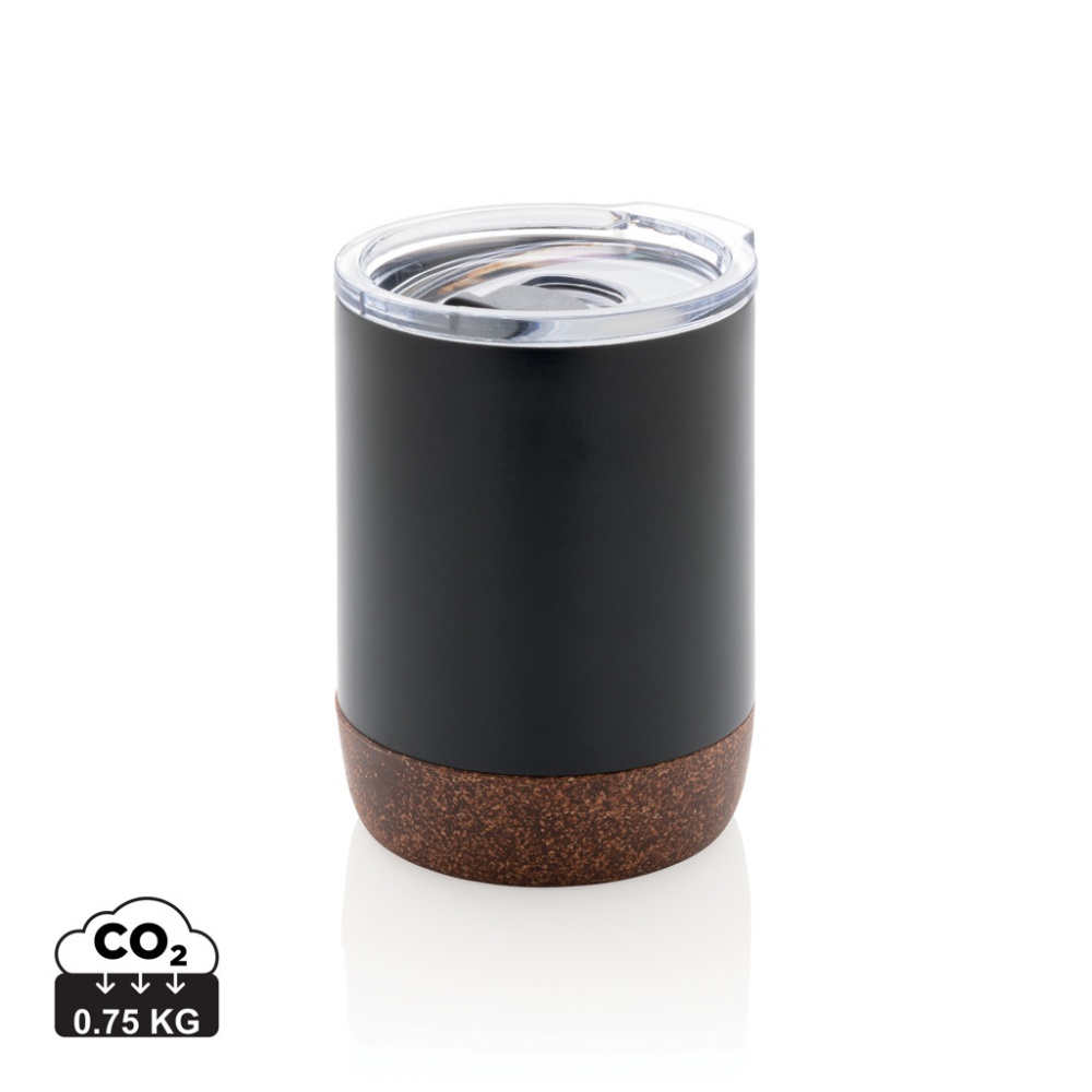 Logo trade promotional item photo of: RCS Re-steel cork small vacuum coffee mug