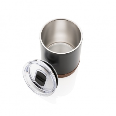 Logotrade corporate gift image of: RCS Re-steel cork small vacuum coffee mug