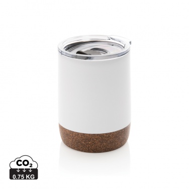 Logo trade promotional giveaways picture of: RCS Re-steel cork small vacuum coffee mug