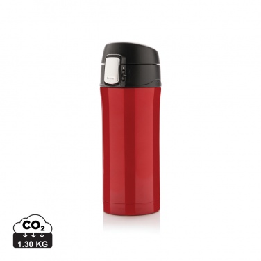 Logo trade promotional merchandise photo of: RCS Recycled stainless steel easy lock vacuum mug