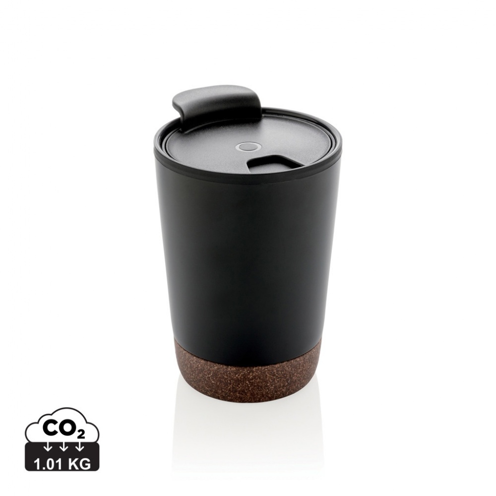 Logo trade promotional items image of: GRS RPP stainless steel cork coffee tumbler