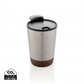 GRS RPP stainless steel cork coffee tumbler, silver