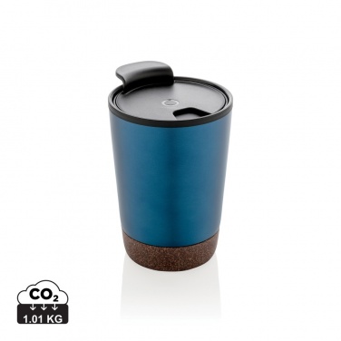 Logotrade corporate gift picture of: GRS RPP stainless steel cork coffee tumbler