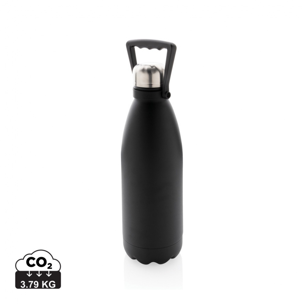 Logotrade advertising product image of: RCS Recycled stainless steel large vacuum bottle 1.5L