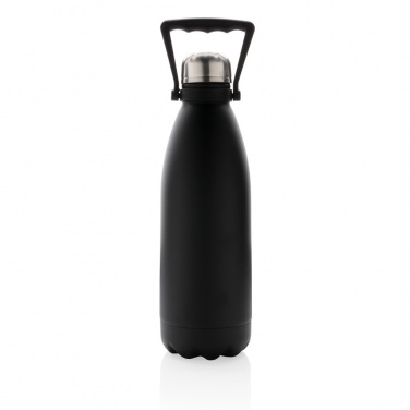 Logotrade promotional item picture of: RCS Recycled stainless steel large vacuum bottle 1.5L