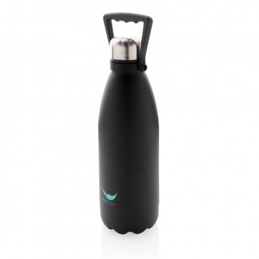 Logotrade promotional product image of: RCS Recycled stainless steel large vacuum bottle 1.5L