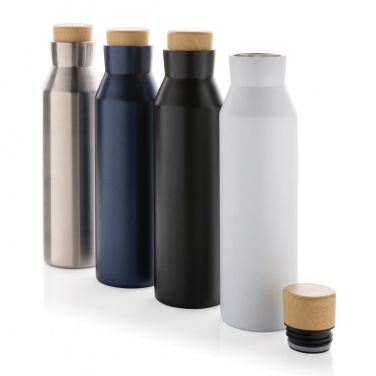 Logotrade promotional item image of: Gaia RCS certified recycled stainless steel vacuum bottle