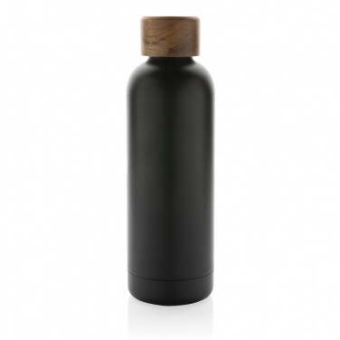 Logotrade corporate gifts photo of: Wood RCS certified recycled stainless steel vacuum bottle