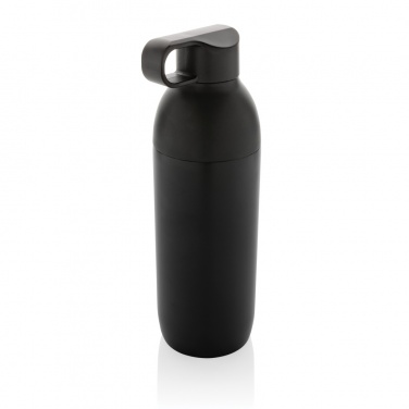 Logo trade promotional products image of: Flow RCS recycled stainless steel vacuum bottle