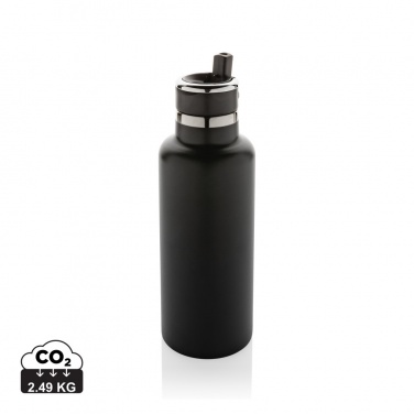 Logotrade promotional product picture of: Hydro RCS recycled stainless steel vacuum bottle with spout