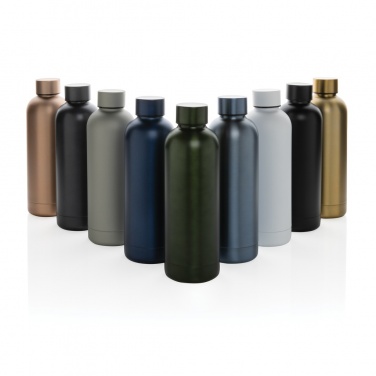 Logo trade promotional giveaways picture of: RCS Recycled stainless steel Impact vacuum bottle