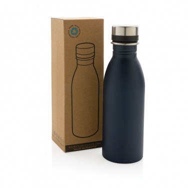 Logo trade promotional products picture of: RCS Recycled stainless steel deluxe water bottle