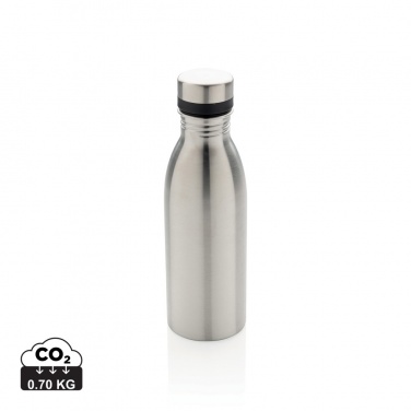 Logotrade promotional item picture of: RCS Recycled stainless steel deluxe water bottle