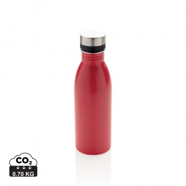 Logo trade promotional giveaway photo of: RCS Recycled stainless steel deluxe water bottle