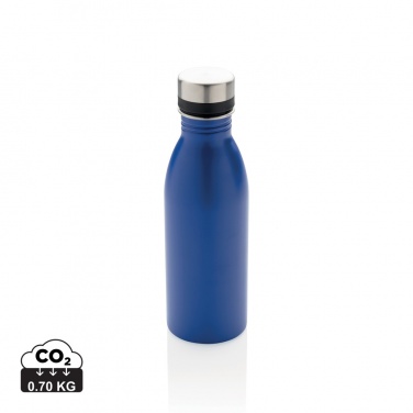 Logo trade advertising products picture of: RCS Recycled stainless steel deluxe water bottle