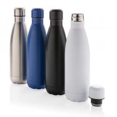 Logo trade advertising products image of: Eureka RCS certified re-steel single wall water bottle