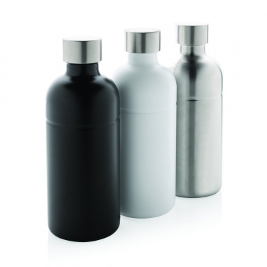 Logo trade promotional gifts picture of: Soda RCS certified re-steel carbonated drinking bottle