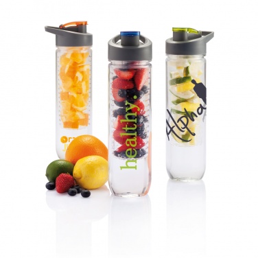 Logo trade promotional giveaway photo of: Water bottle with infuser