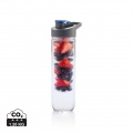 Water bottle with infuser, blue