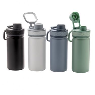 Logotrade promotional product image of: Vacuum stainless steel bottle with sports lid 550ml