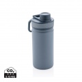 Vacuum stainless steel bottle with sports lid 550ml, blue