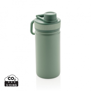 Logo trade promotional items picture of: Vacuum stainless steel bottle with sports lid 550ml