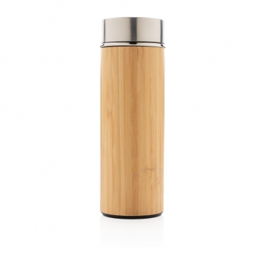 Logotrade promotional giveaways photo of: Leak proof bamboo vacuum bottle