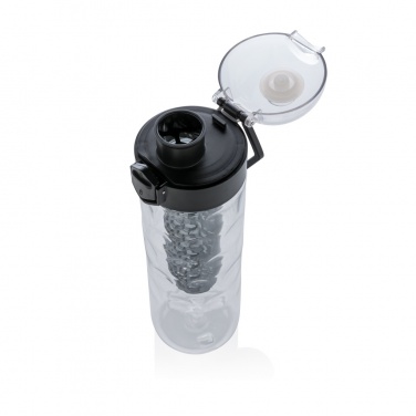 Logo trade corporate gifts image of: Honeycomb lockable leak proof infuser bottle