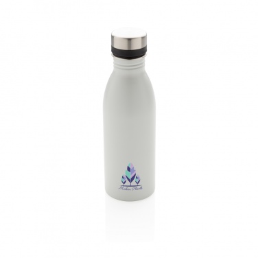 Logo trade corporate gifts image of: Deluxe stainless steel water bottle