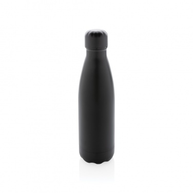 Logo trade promotional merchandise picture of: Solid colour vacuum stainless steel bottle 500 ml