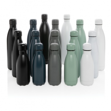 Logo trade promotional giveaways picture of: Solid colour vacuum stainless steel bottle 500 ml