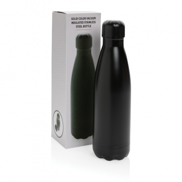 Logotrade promotional merchandise picture of: Solid colour vacuum stainless steel bottle 500 ml