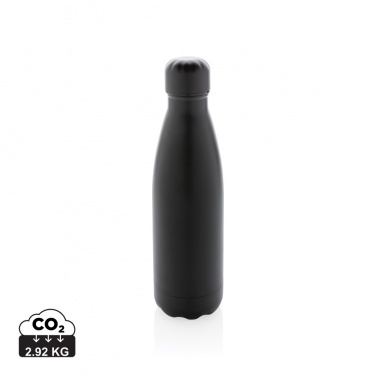 Logo trade corporate gifts picture of: Solid colour vacuum stainless steel bottle 500 ml