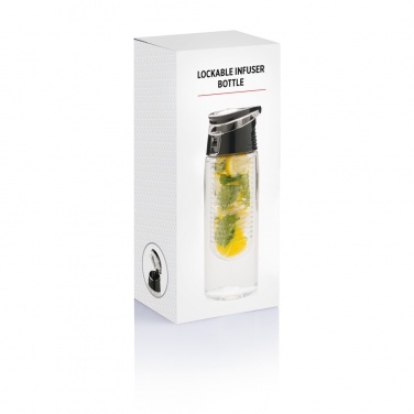 Logo trade corporate gifts image of: Lockable infuser bottle