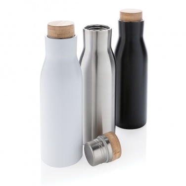 Logo trade advertising products image of: Clima leakproof vacuum bottle with steel lid