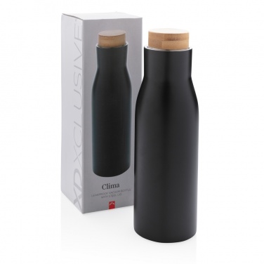 Logo trade promotional product photo of: Clima leakproof vacuum bottle with steel lid