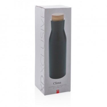 Logotrade promotional gift picture of: Clima leakproof vacuum bottle with steel lid